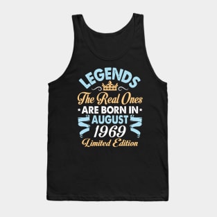 Legends The Real Ones Are Born In August 1959 Happy Birthday 61 Years Old Limited Edition Tank Top